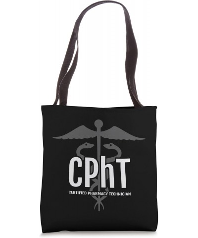 CPhT - Certified Pharmacy Technician with Caduceus Tote Bag $14.84 Totes