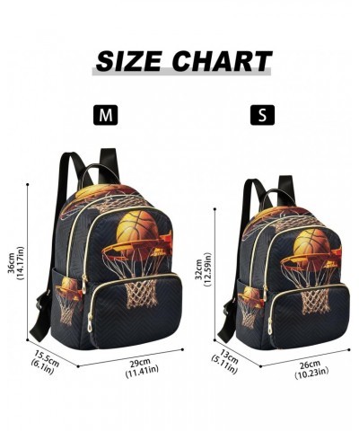 Basketball Black 01 Backpack Purse for Women Travel Handbag Shoulder Bag $17.50 Backpacks