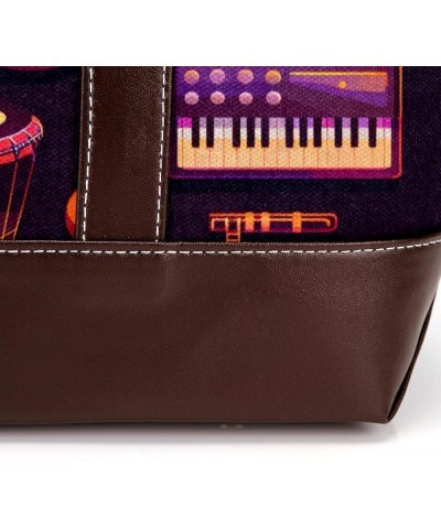 Tote Bags, Large Tote Bag, Women's Tote Handbags, Musical Instrument Ukulele Drum Piano, Tote Bags Women Design 14694 $27.35 ...