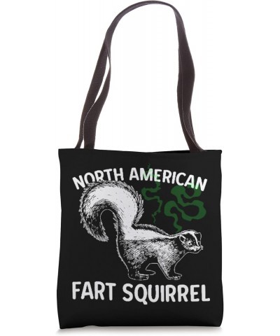 Funny North American Fart Squirrel with Obvious Skunk Design Tote Bag $14.82 Totes