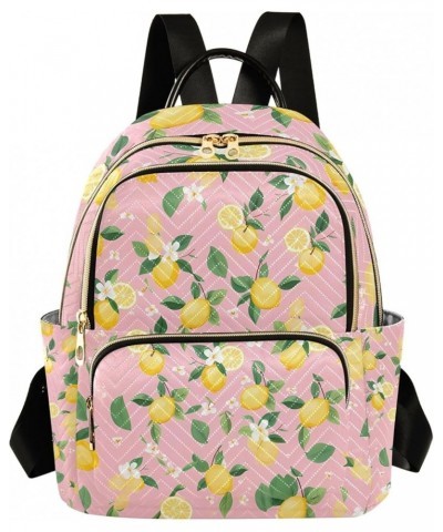 Nature Lemon Pattern Fashion Backpack Purse for Women, Casual Daypacks, Ladies Gift for Traveling Hiking Multicolor Medium $1...