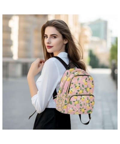 Nature Lemon Pattern Fashion Backpack Purse for Women, Casual Daypacks, Ladies Gift for Traveling Hiking Multicolor Medium $1...