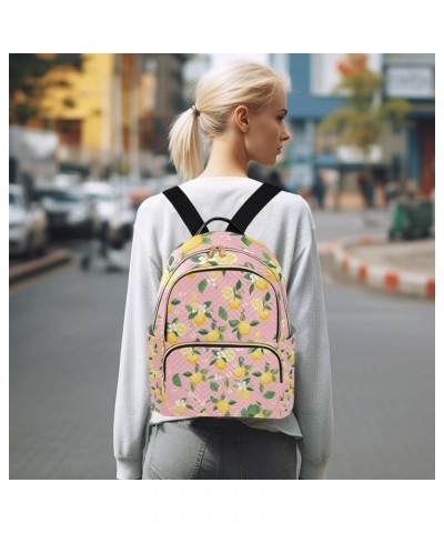 Nature Lemon Pattern Fashion Backpack Purse for Women, Casual Daypacks, Ladies Gift for Traveling Hiking Multicolor Medium $1...