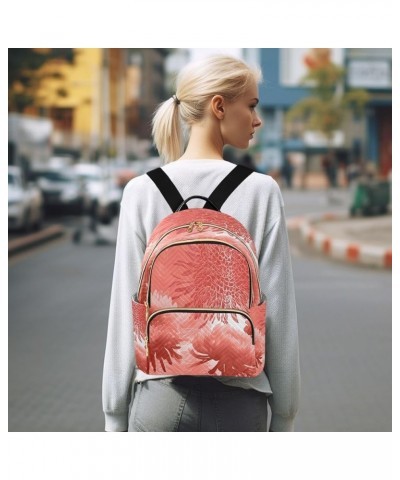 Cherry Blossom Flower Pink Women Backpack Purse Ladies Fashion Shoulder Bag Daypack Travel Bag 10L Small $14.70 Backpacks