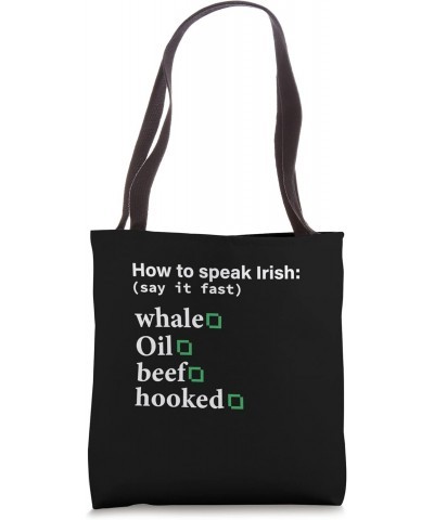 Ireland Themed Us Shamrock Flag St. Patrick's Day Tote Bag $13.00 Totes