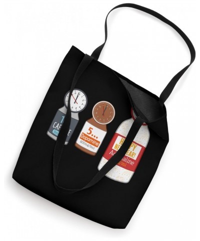 Nurse Caffeine Dopamine Adrenaline Happy New Year Medicament Tote Bag $12.90 Totes