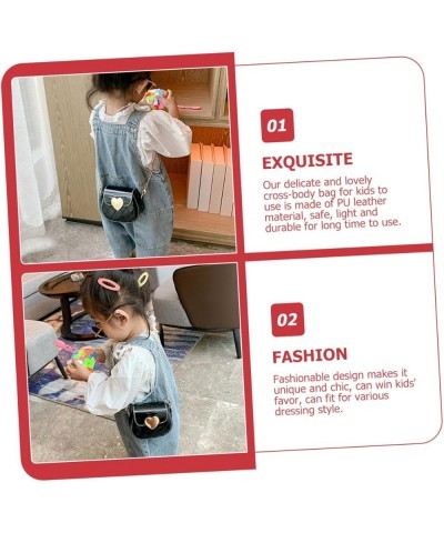 2pcs children's bag crossbody bag children's shoulder bag black backpack purse coin purse wallet Single- Blackx5pcs $11.45 Ot...