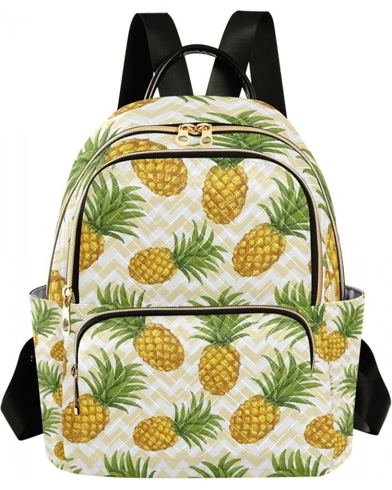 Pineapple Backpack for Women Shoulder Bag Lightweight Mini Backpack Casual Daypack Back Pack Mini(10.23'' x 5.11'' x 12.59'' ...