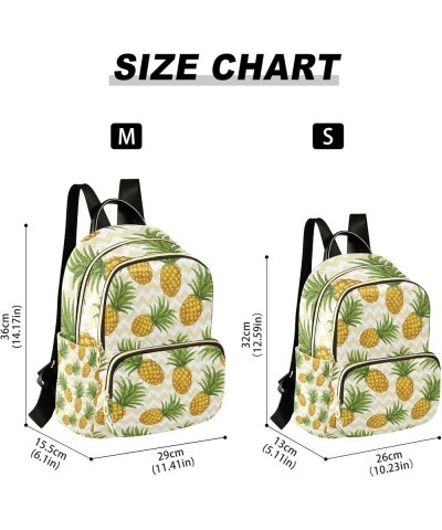 Pineapple Backpack for Women Shoulder Bag Lightweight Mini Backpack Casual Daypack Back Pack Mini(10.23'' x 5.11'' x 12.59'' ...