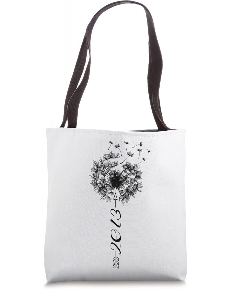 Just Year Birthday 2013 Gift Cute Dandelion Flower Breathe Tote Bag $13.25 Totes