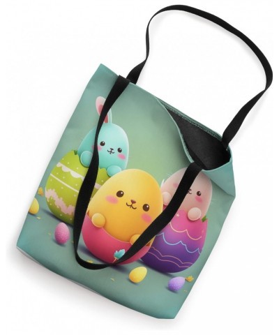 Funny Easter Celebration Easter Bunny Cool Easter Egg Tote Bag $10.82 Totes