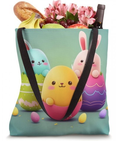 Funny Easter Celebration Easter Bunny Cool Easter Egg Tote Bag $10.82 Totes