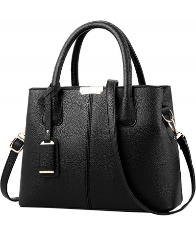 Handbag For Women Roomy Fashion Womens Handbags Ladies Purse Satchel Shoulder Bags Tote Handbag Hangers for Black $29.72 Totes