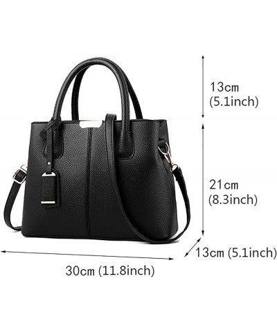 Handbag For Women Roomy Fashion Womens Handbags Ladies Purse Satchel Shoulder Bags Tote Handbag Hangers for Black $29.72 Totes