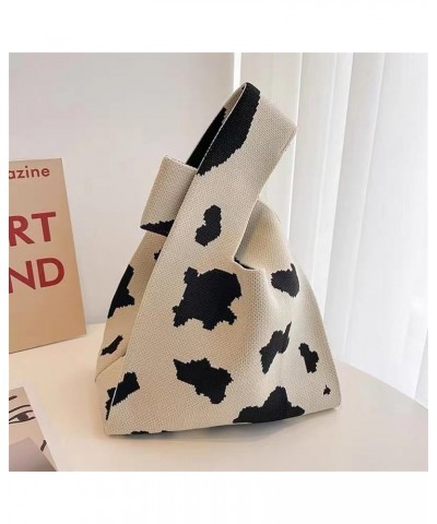 Women's Bag Knitted Tote Bag Tote Bucket Bag Wool Bag Xiaohuahei $25.19 Backpacks