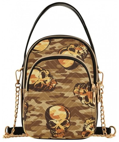 Small Crossbody Bags for Women Trendy Retro Skull Camouflage Travel Sling Bag Women's Crossbody Handbags Satchel Bags $13.00 ...