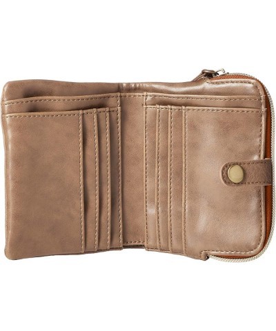 Propeller Heads 11-1578 PU Leather Bi-Fold Wallet grey beige $13.32 Wallets