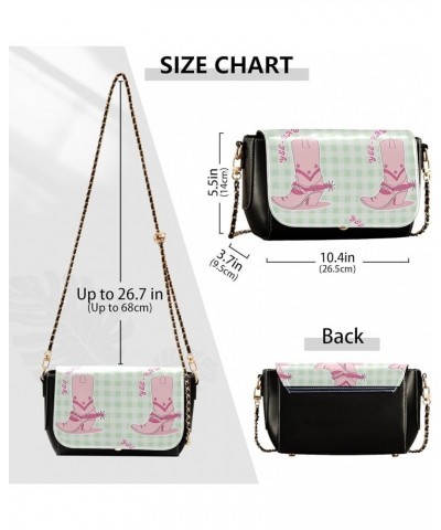 Crossbody Bags for Women Trendy Women's Black Shoulder Bag Small PU Leather Flap Cross Body Bag Handbags Pattern8 $19.67 Cros...