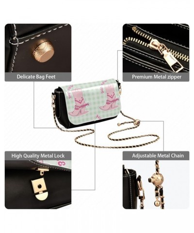 Crossbody Bags for Women Trendy Women's Black Shoulder Bag Small PU Leather Flap Cross Body Bag Handbags Pattern8 $19.67 Cros...