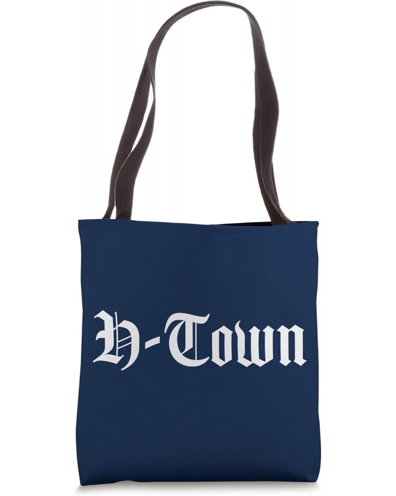 H-TOWN Houston TX Old English Design Tote Bag $14.58 Totes