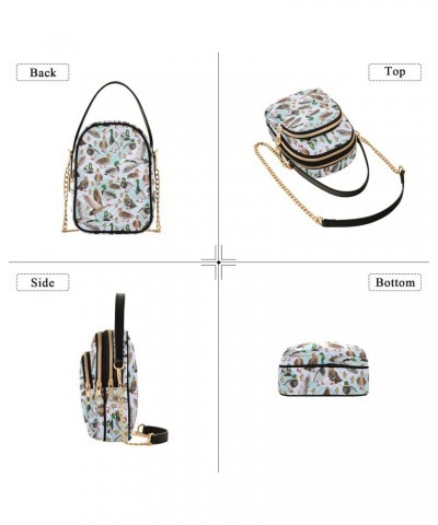 Mallard Ducks Crossbody Bags for Women Quilted Shoulder Bag Handbag with Chain Strap Trendy Cross Body Cell Phone Crossbody P...