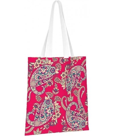 Paisley Single Shoulder Fashion Canvas Tote Shopping Bags Handbags For Men And Women Paisley36 $11.52 Totes