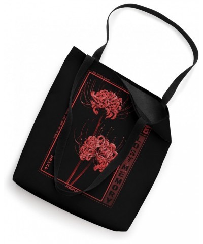 Japanese Spider Lily Soft Grunge Anime Aesthetic Flower Tote Bag $11.43 Totes