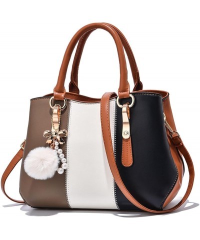 Women's handbag with large capacity shoulder and cross bag Blue $25.61 Totes