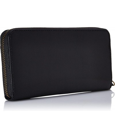 Women's Tara Leather Zip Around Clutch Wallet for Women Black $33.04 Clutches