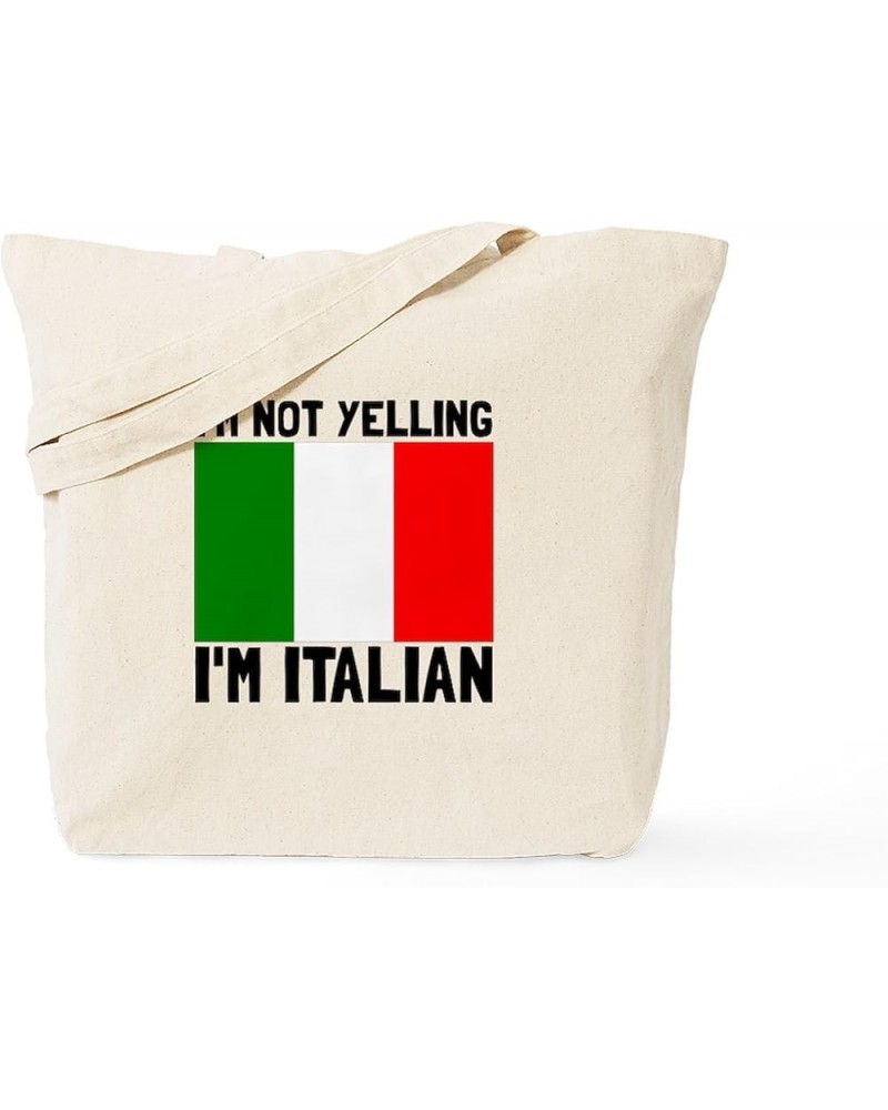 Italian Nonna Tote Bag Natural Canvas Tote Bag, Cloth Shopping Bag Yelling Italian Tote Bag $9.43 Travel Gear