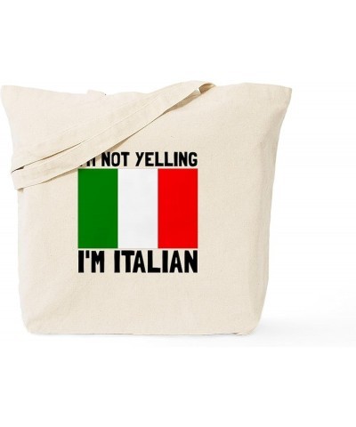 Italian Nonna Tote Bag Natural Canvas Tote Bag, Cloth Shopping Bag Yelling Italian Tote Bag $9.43 Travel Gear