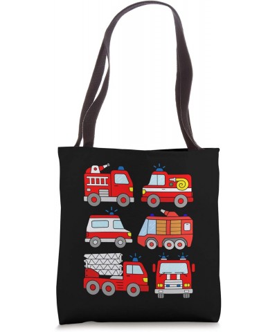 Fire Truck Design Boy Toddler Emergency Vehicle Firetruck Tote Bag $12.18 Totes