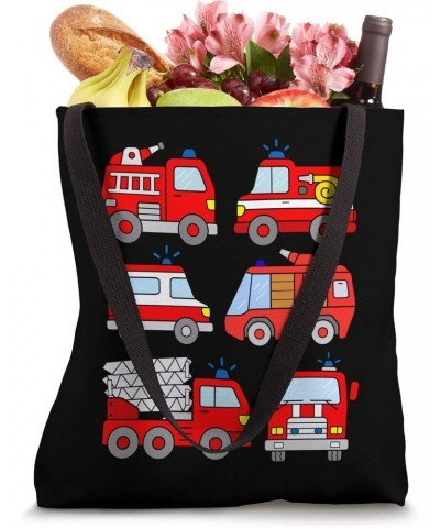 Fire Truck Design Boy Toddler Emergency Vehicle Firetruck Tote Bag $12.18 Totes