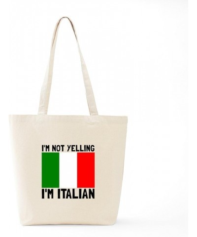 Italian Nonna Tote Bag Natural Canvas Tote Bag, Cloth Shopping Bag Yelling Italian Tote Bag $9.43 Travel Gear