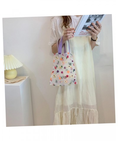 1pc Flower Embroidery Fashion Handbag Carteras Para Mujer De Colgar Hombro Fashion Storage Bag Carry Bag Ladies Tote Handbags...