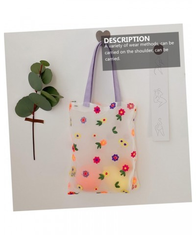 1pc Flower Embroidery Fashion Handbag Carteras Para Mujer De Colgar Hombro Fashion Storage Bag Carry Bag Ladies Tote Handbags...