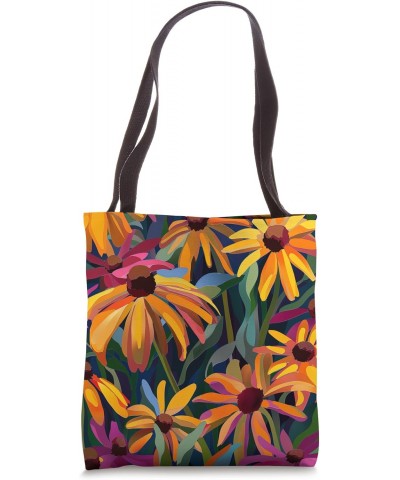 Flowers Pattern: Rudbeckias Floral Patterned Original Art Tote Bag $10.08 Totes