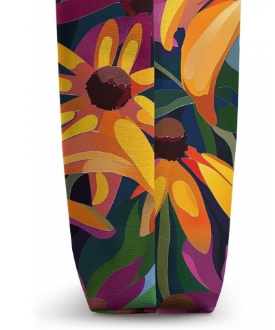 Flowers Pattern: Rudbeckias Floral Patterned Original Art Tote Bag $10.08 Totes