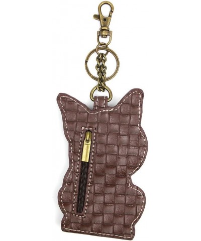 Chala Boston Terrier Zip-Around Wristlet Wallet - Dog Mom Gift Plum Tote and Wallet Combo $45.50 Totes