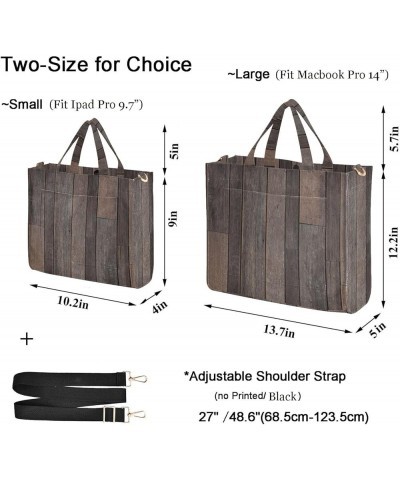 Womens Corduroy Handbag Old Wood Plank Wall Satchel Bag for Weekender Travel Beach Gym Work Shopping Multi05 $12.37 Satchels