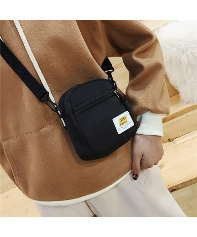 Nylon Crossbody Bags for Women Small Crossbody Bag Men Purses for Women Crossbody Bag Aesthetic Purse Black $10.50 Crossbody ...