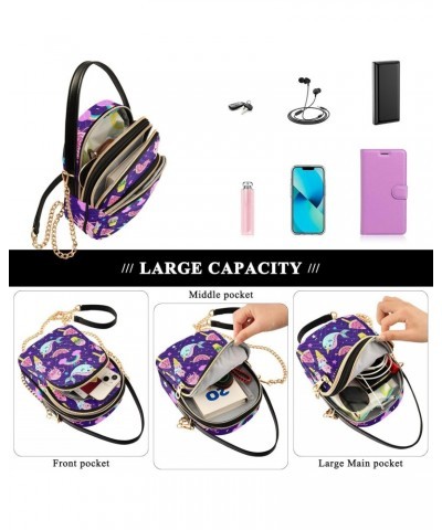 Cactus Rainbow Crossbody Bags for Women Travel Crossbody Bags Hand Bag with Chain Strap for Carry on $12.22 Crossbody Bags