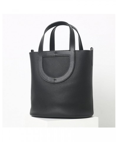 Women's Leather Purses Top Handle Bag Tote Bag Black $27.30 Handbags