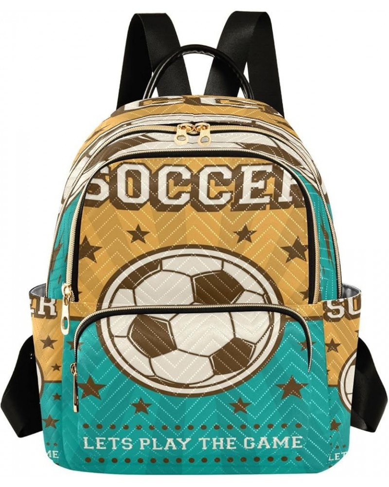 Fashion Backpack Mini Backpack Purse Casual Daily Backpack Soccer Football Sport for Travel for College Work Medium $16.34 Ba...