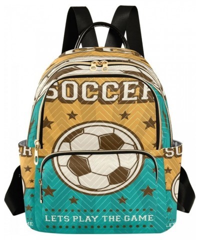 Fashion Backpack Mini Backpack Purse Casual Daily Backpack Soccer Football Sport for Travel for College Work Medium $16.34 Ba...