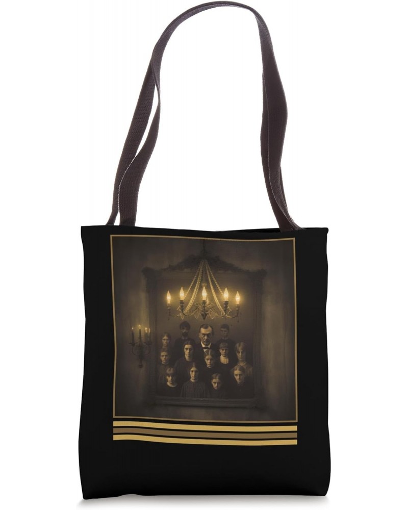 Spooky Vintage Family Portrait Gothic Halloween Matching Cos Tote Bag $11.73 Totes