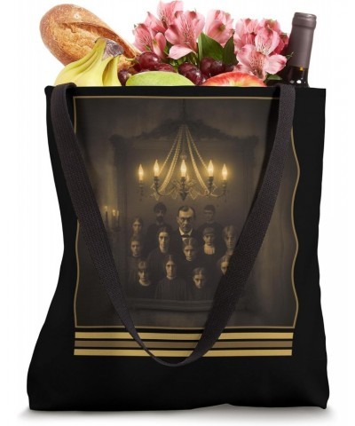 Spooky Vintage Family Portrait Gothic Halloween Matching Cos Tote Bag $11.73 Totes