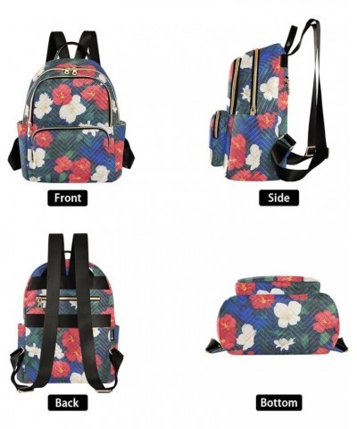 Backpack for Women Floral Beautiful Lightweight Casual Daily Quilted Travel Backpack 11.4×6.1×14.1 in Medium $17.84 Backpacks