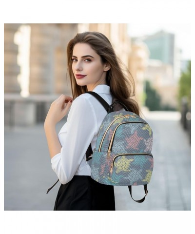 Turtles Backpack Purse for Women Fashion Small Mini Backpack Daypacks Purse Hiking Sports Ladies Daypack,M Medium $15.75 Back...