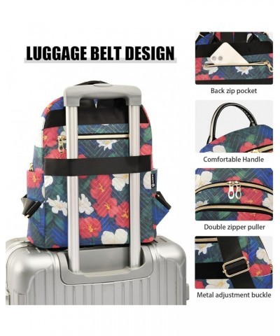 Backpack for Women Floral Beautiful Lightweight Casual Daily Quilted Travel Backpack 11.4×6.1×14.1 in Medium $17.84 Backpacks